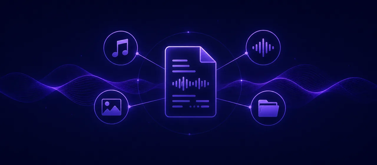 Production music library system connecting cue sheets, audio, artwork, and folders.